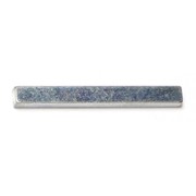 Midwest Fastener Machine Key Machine Key, Square End, Steel, Zinc, 1-1/2 in L, 3/16 in Sq, 8 PK 62626